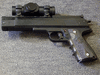 Weihrauch HW45 with rubber wrap-around LightningGrips from Bianchi and an InterAims OneV30 red-dot sight
